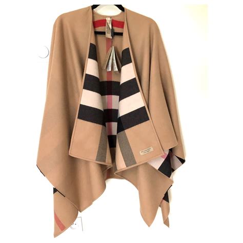 wool cape burberry|Burberry poncho cape sale.